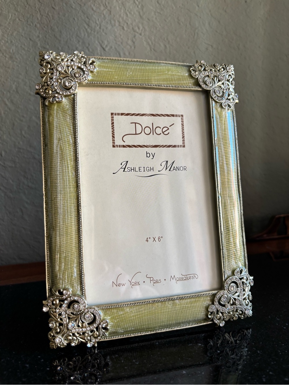 Vintage Crystal Picture Frame